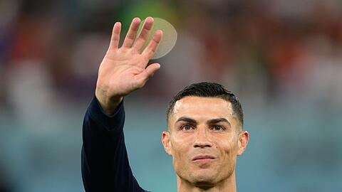 Portugals Cristiano Ronaldo vor dem Spiel gegen Südkorea.