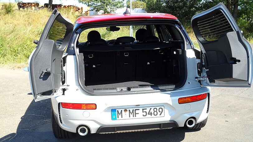 Sechstürer: Die praktischen Split-Doors sind ein Erkennungszeichen des Clubman.