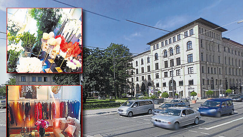 In diesem Prachtbau neben der Bar München in der Maximilianstraße rechnet wohl niemand mit Second-Hand-Sachen. In diesem Prachtbau neben der Bar München in der Maximilianstraße rechnet wohl niemand mit Second-Hand-Sachen.