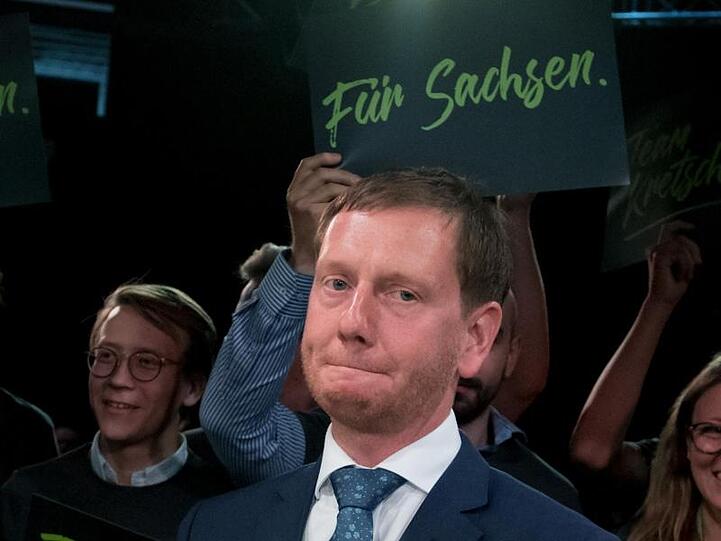 Die Umfragewerte können ihm nicht gefallen: Michael Kretschmer, Ministerpräsident von Sachsen und CDU-Landesvorsitzender.