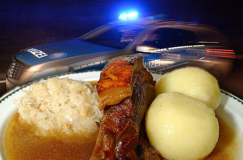 Streit wegen eines Schweinebratens: In Nürnberg ist ein Kellner ausgerastet, weil der Gast das Essen zurückgehen lassen wollte.