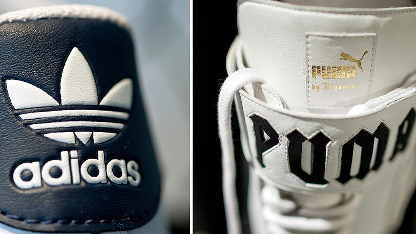 Die Sportartikelhersteller Puma und Adidas stritten in Braunschweig um einen Sportschuh.