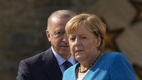 Die scheidende Kanzlerin Angela Merkel. In 16 Jahren hat sie so einige schwierige Charaktere kennengelernt: etwa Recep Tayyip Erdogan.