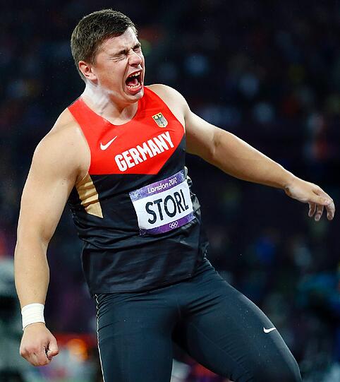Für die deutschen Leichtathleten holte der junge David Storl die Silbermedaille im Kugelstoßen.
