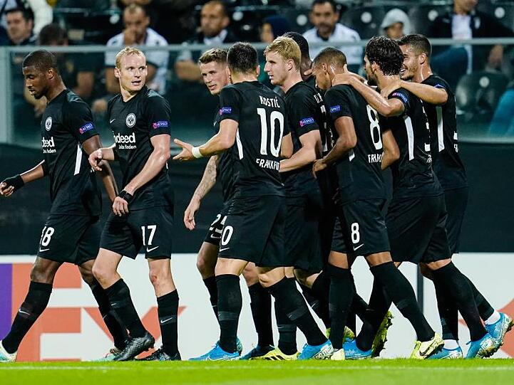 Eintracht Frankfurt gewann 1:0 in Guimaraes.