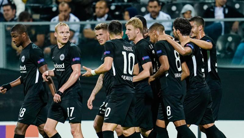Eintracht Frankfurt gewann 1:0 in Guimaraes.