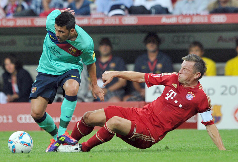 Am Ende jubelte der FC Barcelona. Der Champions-League-Sieger gewann das Finale im Audi Cup gegen den FC Bayern Münchenmit 2:0. Die Bilder vom Spiel.