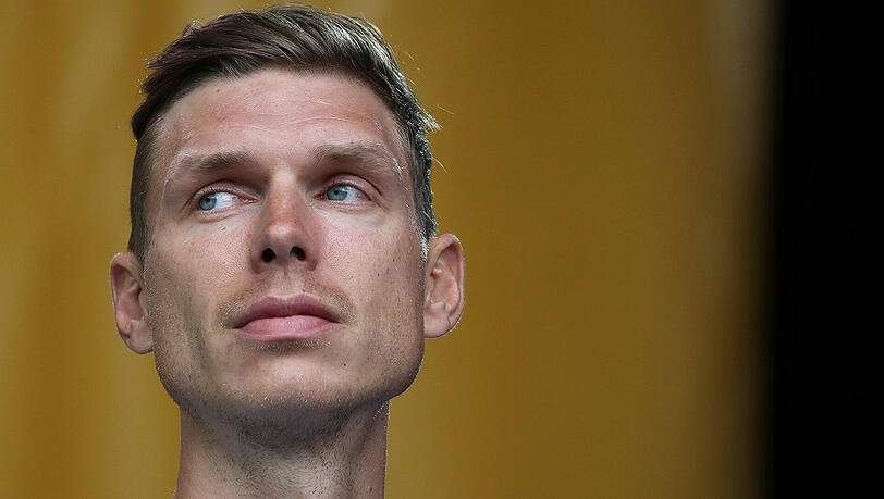 Der Deutsche Tony Martin vom Team Katusha-Alpecin bei der Vorstellung der Radteams für die 105. Tour de France. Der Deutsche Tony Martin vom Team Katusha-Alpecin bei der Vorstellung der Radteams für die 105. Tour de France.