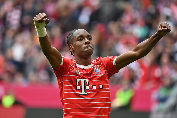 Erzielte in der Bundesliga bisher fünf Tore für den FC Bayern: Youngster Mathys Tel. Erzielte in der Bundesliga bisher fünf Tore für den FC Bayern: Youngster Mathys Tel.