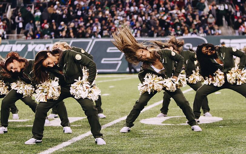 In New York besitzen nur die Jets ein Team. Die Giants kommen ohne Cheerleader aus.