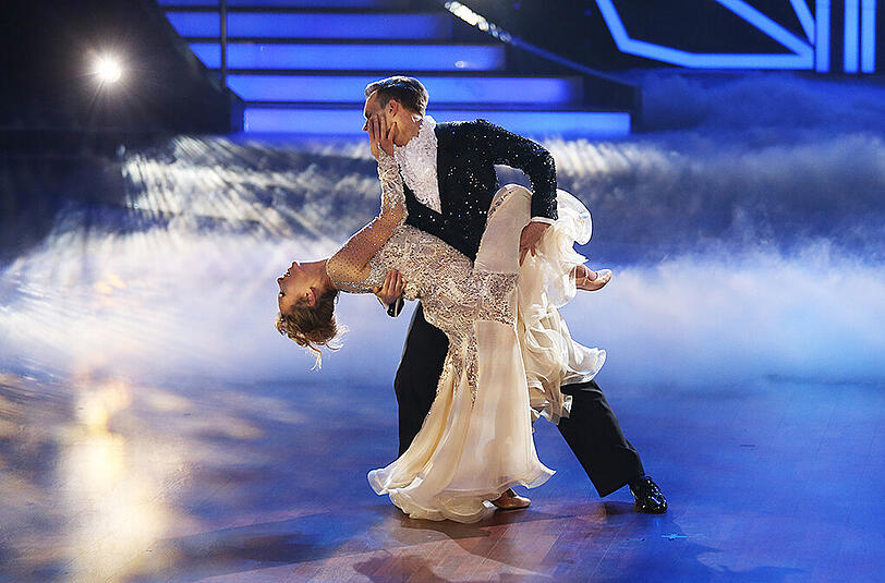 Beatrice Richter mit Tanzpartner Vadim Garbuzov.