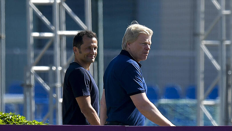 Die sportliche Führung beim FC Bayern: Sportvorstand Hasan Salihamidzic (l.) und Vorstandsboss Oliver Kahn.