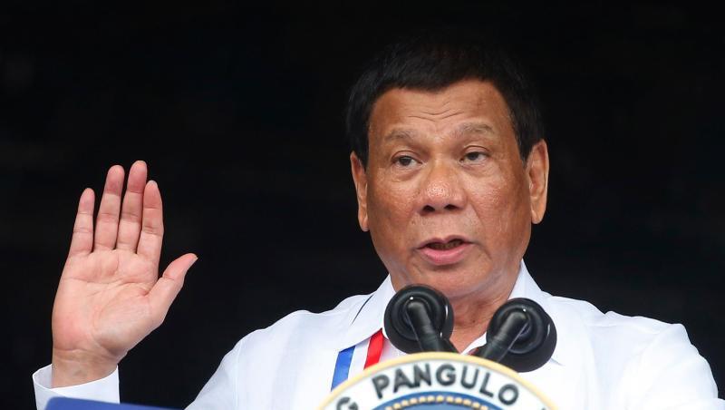 Rodrigo Duterte, Präsident der Philippinen, schockiert nicht zum ersten Mal. Rodrigo Duterte, Präsident der Philippinen, schockiert nicht zum ersten Mal.