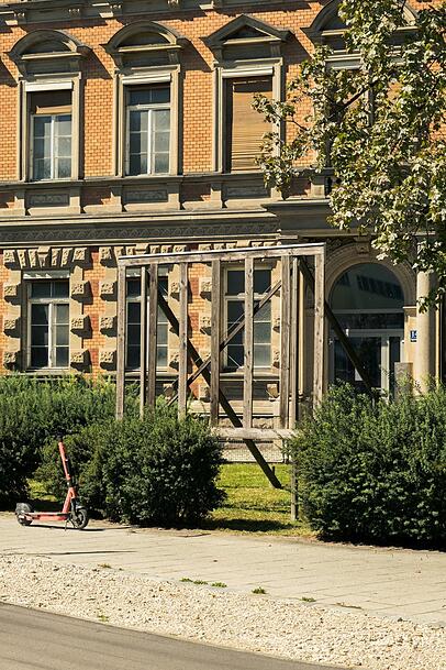 Schön anzusehen, aber komplett leer: Das Gebäude an der Pappenheimstraße 14 in der Maxvorstadt.