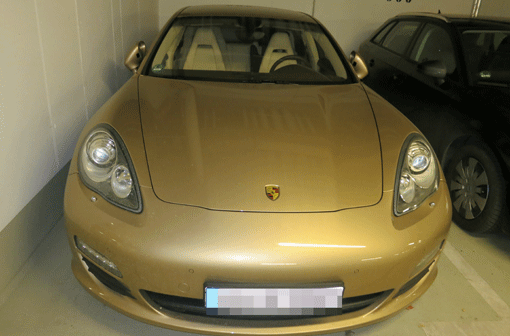 Wenn schon ein Porsche, dann doch in der passenden Farbe, oder?
