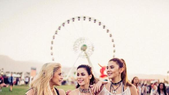 Caro Daur, Lena-Meyer Landrut und Steffi Giesinger beim Coachella Festival Caro Daur, Lena-Meyer Landrut und Steffi Giesinger beim Coachella Festival