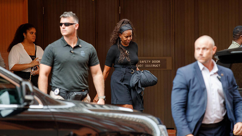 Jeder Schritt wird von Security beobachtet: Michelle Obama ist stets von Personenschützern umgeben