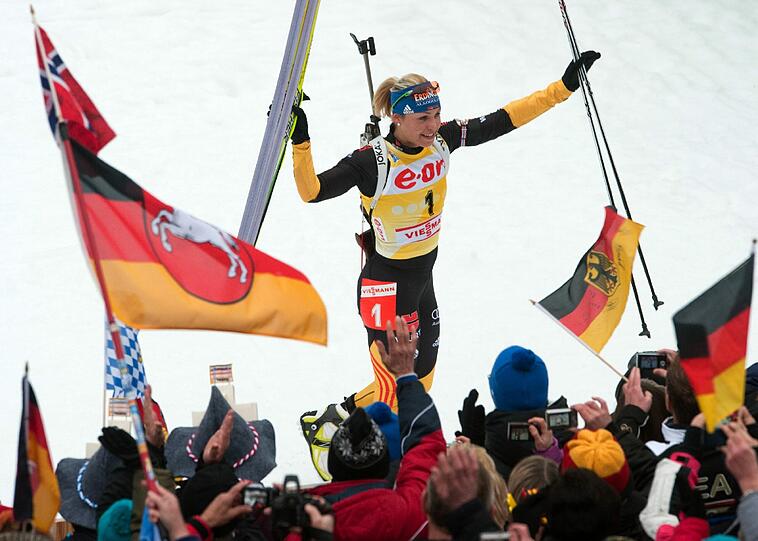 Ruhpolding bejubelt Magdalena Neuner.