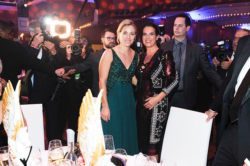 Angelique Kerber und Katarina Witt