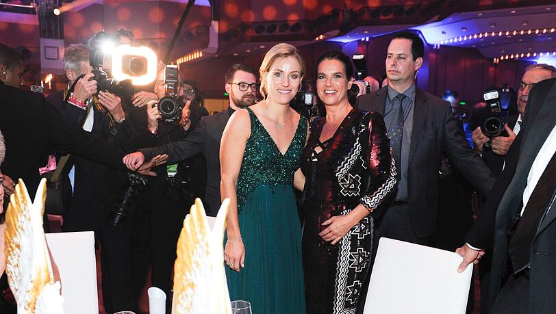 Angelique Kerber und Katarina Witt Angelique Kerber und Katarina Witt