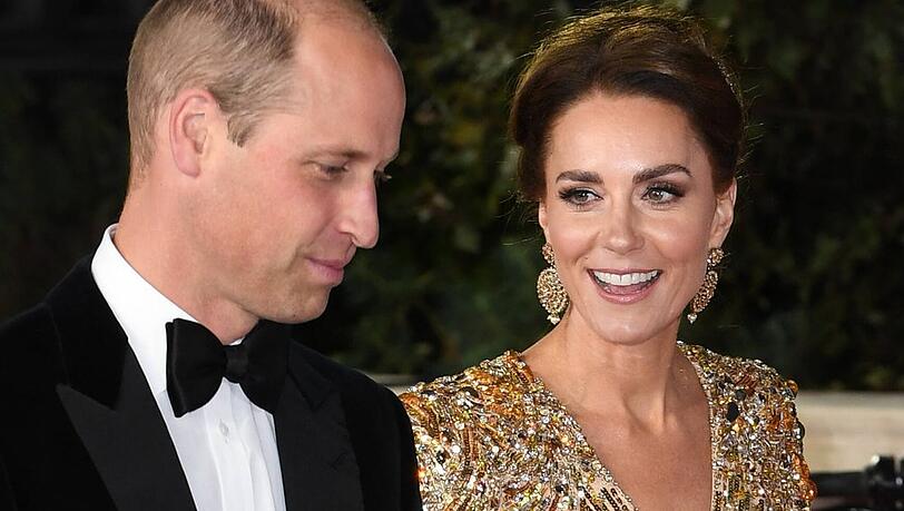 Ein gut gelauntes Team: Prinz William und seine Ehefrau Herzogin Kate.