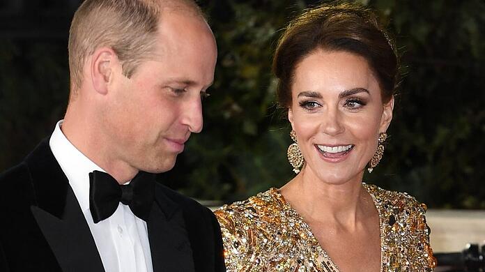 Ein gut gelauntes Team: Prinz William und seine Ehefrau Herzogin Kate.