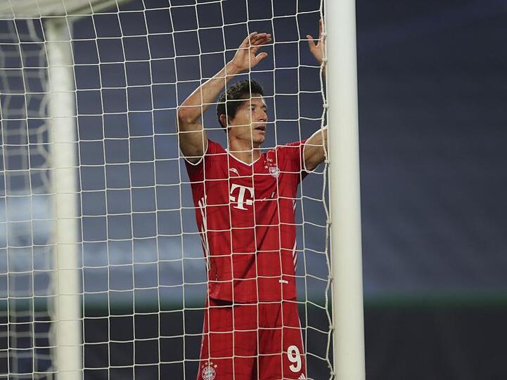 Bayerns Robert Lewandowski. Foto: Miguel A. Lopes/pool EPA via AP/dpa/Archivbild