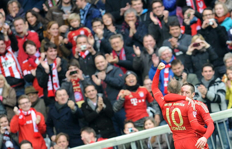 Damit lassen's die Bayern dann auch gut sein, heben sich etwas Pulver auf für das Champions-League-Rückspiel gegen Basel.