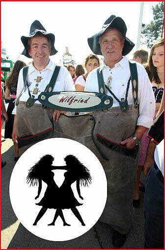 Zwillinge: Keiner sammelt die Handy-Nummern so schnell ein wie Sie. Sie lieben es auf der Wiesn Ihre Wirkung auszuprobieren. Sie sind fröhlich! Venus und Jupiter schenken Ihnen ganz tolle, glückliche Aspekte, die diese Zeit rundum zum Vergnügen machen.