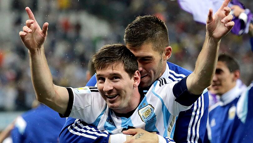 Argentiniens Held Lionel Messi. Der Respekt vor Deutschland ist groß. Argentiniens Held Lionel Messi. Der Respekt vor Deutschland ist groß.