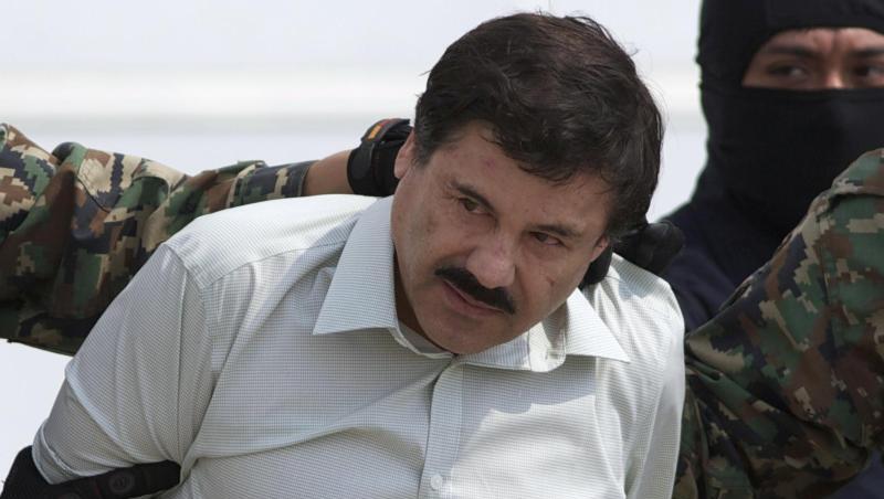 Der mexikanische Drogenboss Joaquin "El Chapo" Guzman nach seiner Gefangennahme Anfang 2014. Der mexikanische Drogenboss Joaquin "El Chapo" Guzman nach seiner Gefangennahme Anfang 2014.
