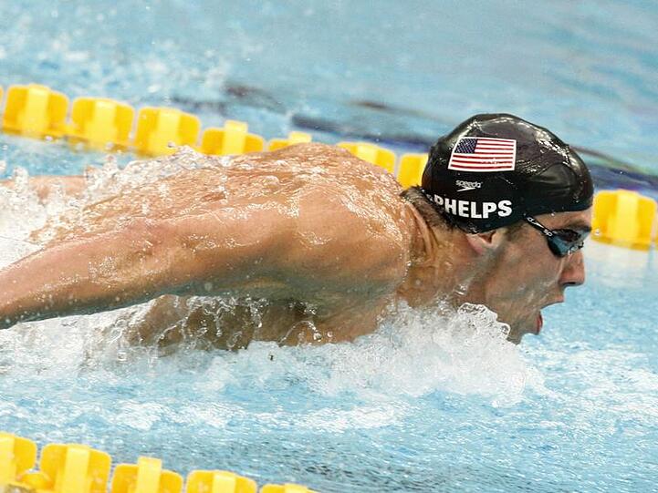 Der US-Schwimmstar Michael Phelps