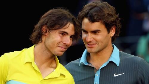 Die Top-Favoriten für die French Open: Rafael Nadal (l.) und Roger Federer. Die Top-Favoriten für die French Open: Rafael Nadal (l.) und Roger Federer.