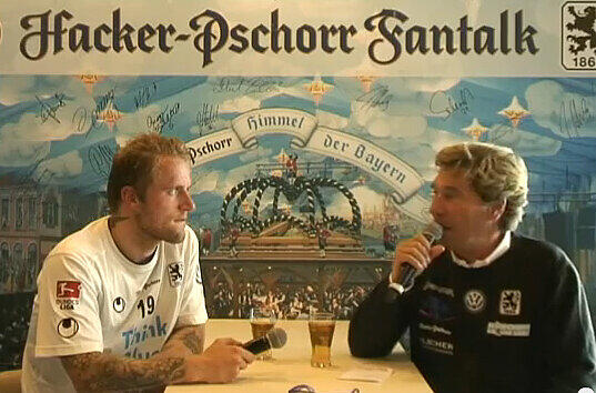 Beim letzten Heimspiel gegen Arminia Bielefeld war Daniel Adlung im Hacker Pschorr Fantalk.