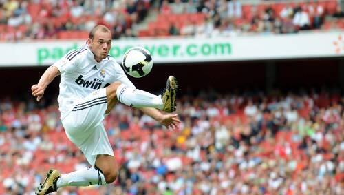 Will bei Real Madrid bleiben: Wesley Sneijder. Will bei Real Madrid bleiben: Wesley Sneijder.
