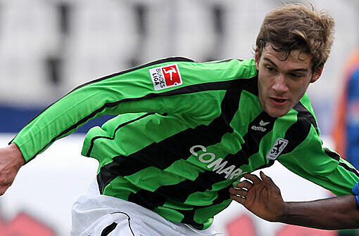 Stefan Bell, letztes Jahr Fixpunkt in der Löwen-Abwehr, jetzt bei Eintracht Frankfurt.