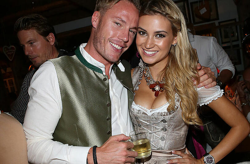 Christian Lell mit Freundin Melanie Rickinger
