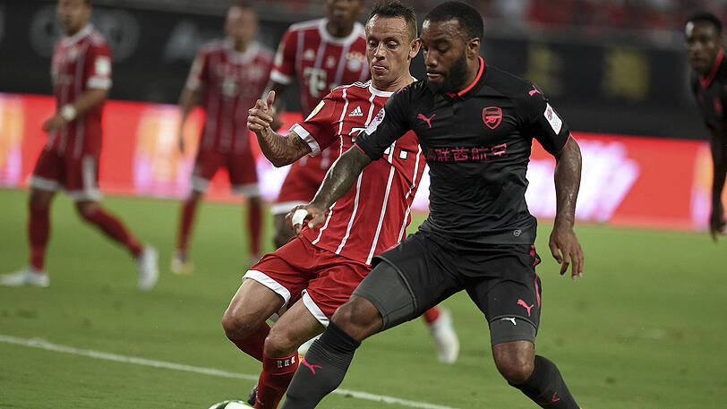 Beim FC Arsenal war Neuzugang Alexandre Lacazette mit am Start.