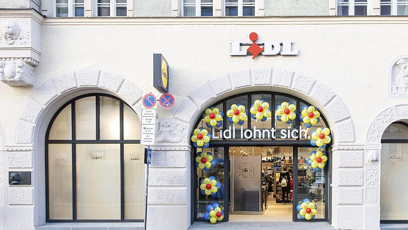 Kleiner als gewohnt, dafür aber zentral: die Lidl-Filiale in der Zweibrückenstraße am Münchner Isartor.