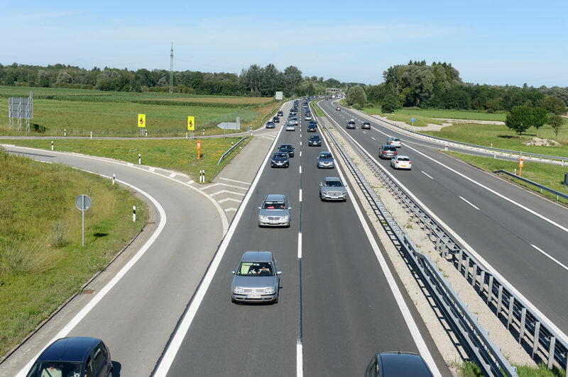 Die Bilder von der Blechlawine auf der A8