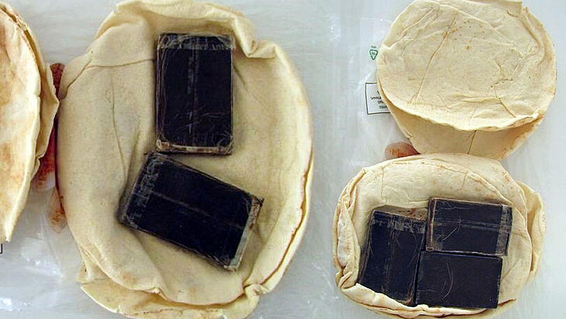 Die Kuriere hatte ihre Drogen unter anderem in Fladenbroten versteckt.