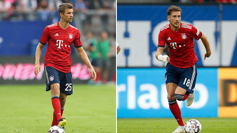 Thomas Müller und Leon Goretzka Thomas Müller und Leon Goretzka