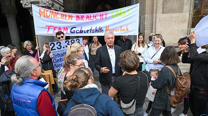 Die Neuperlacher Hebammen haben für ihren Kreißsaal oft demonstriert. Doch es hat nichts gebracht.