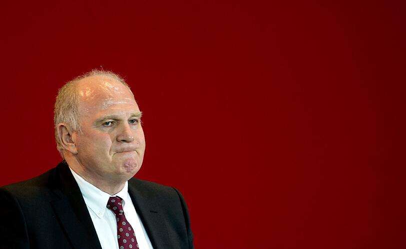 Uli Hoeneß am Freitagabend im Audi Dome.