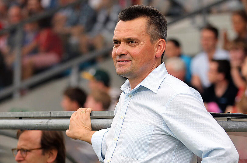 Manfred Schwabl hat mit der Spvgg Unterhaching ein klares Ziel vor Augen.
