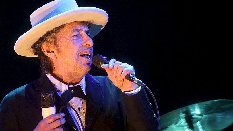 Bob Dylan während eines Auftritts in Benicassim (Spanien) im Juli 2012. Der Musiker erhält den Literaturnobelpreis 2016.