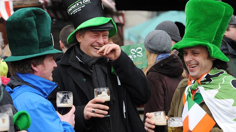Die Parade zum St. Patrick's Day in München.