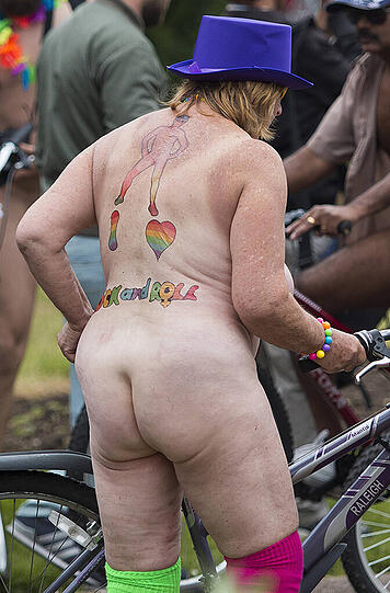 Die Bilder vom "World naked bike ride"