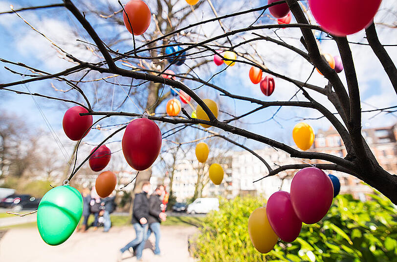 Sonnenschein zum Osterfest? Gut möglich, sagen die Meteorologen des Deutschen Wetterdienstes. (Archivbild)