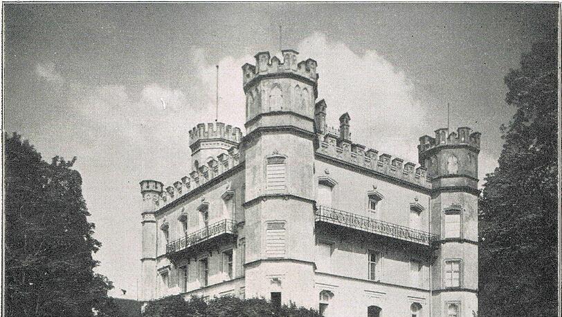 Historische Aufnahme von Schloss Berg. Historische Aufnahme von Schloss Berg.